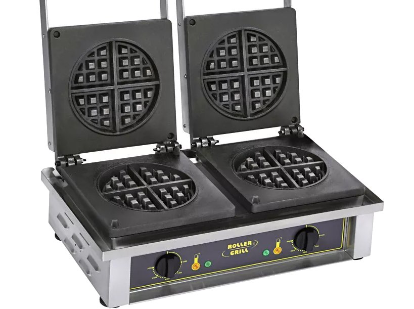 Roller Grill Double Waffle Maker GED75