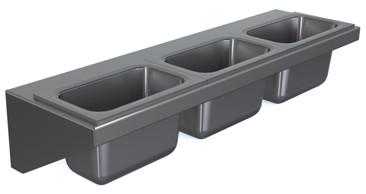 Parry MB-CT Modular Bar Clearing/Condiment Tray